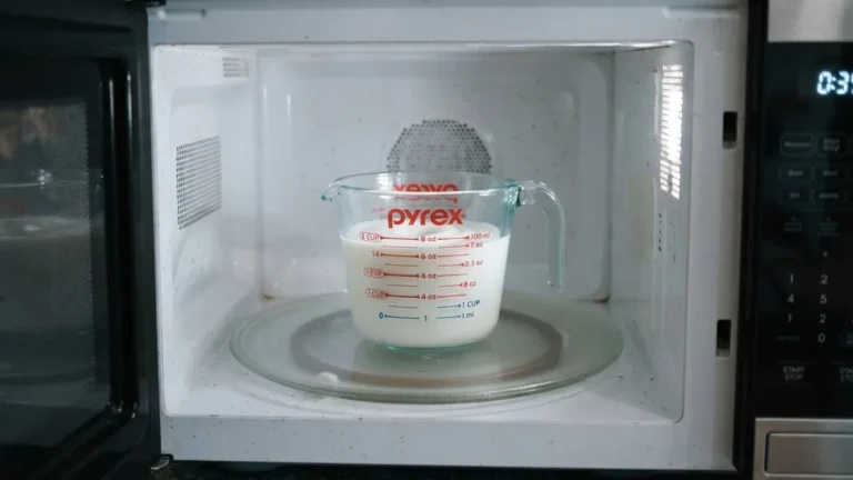 can you microwave milk