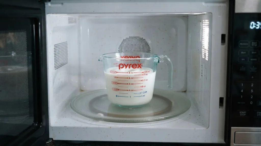 can you microwave milk