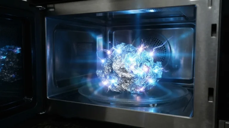 can you put tin foil in the microwave