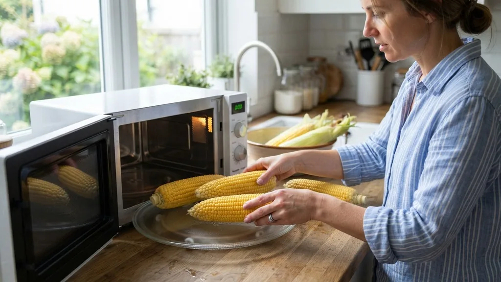how long to microwave corn