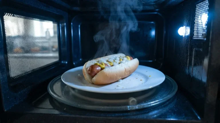 how long to microwave hot dog