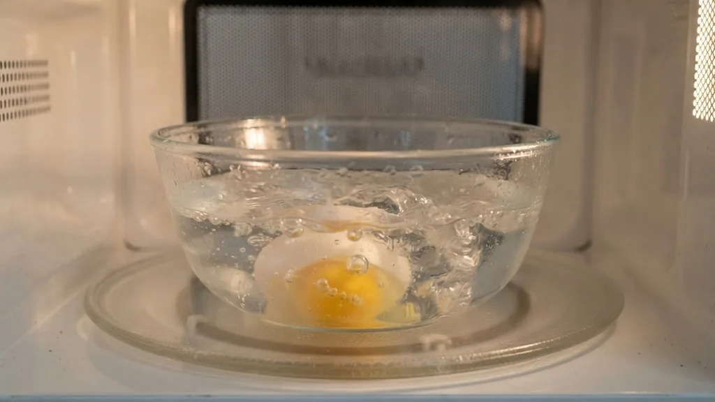 how to make poached eggs in microwave