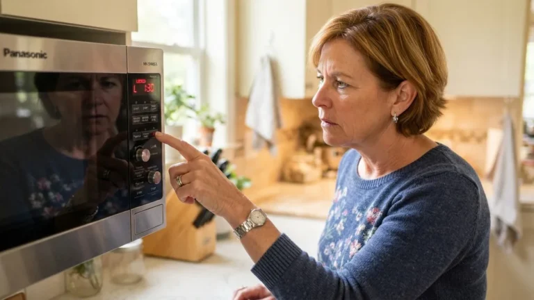 how to unlock panasonic microwave